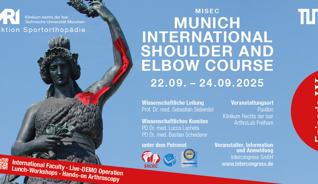 SAVE THE DATE – INTERNATIONAL SHOULDER AND ELBOW COURSE 2025
